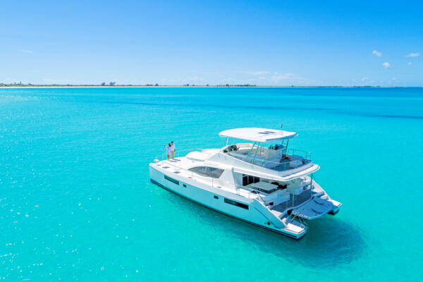 Yacht in the Turks and Caicos