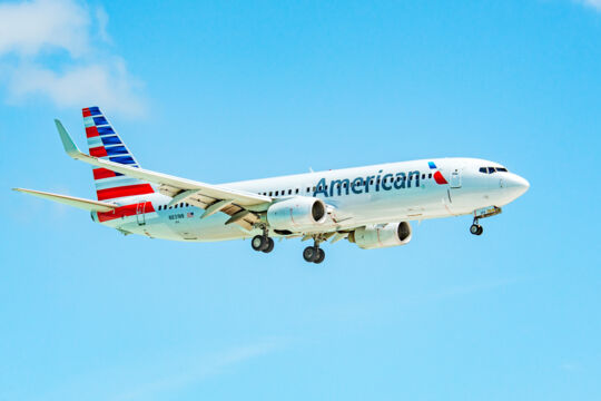 American Airlines Boeing 737-823 in Turks and Caicos