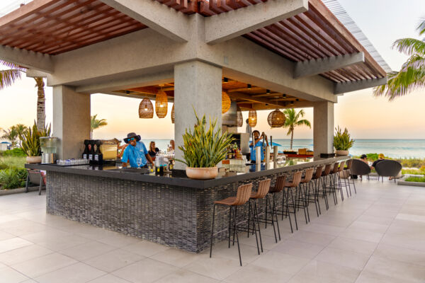 Bar at the Ritz-Carlton in the Turks and Caicos