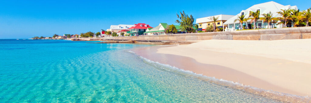 The beach at Cockburn Town on Grand Turk