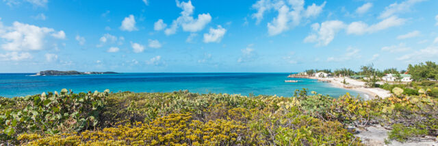 Cockburn Harbour as seen from Tucker Hill on South Caicos