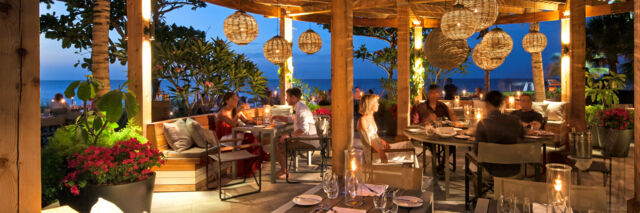 Infiniti restaurant at dusk