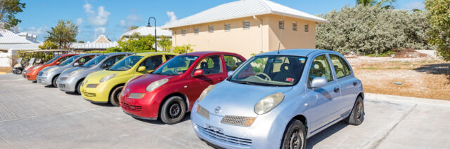 Compact rental cars at Grand Turk