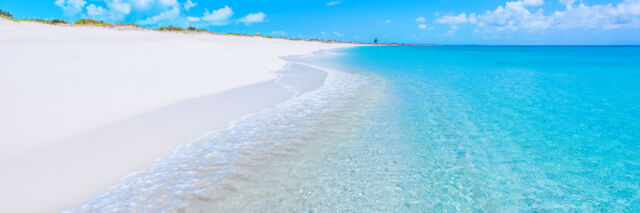 The spectacular beach at Water Cay