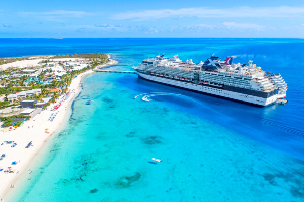 Aerial view of the Grand Turk Cruise Center