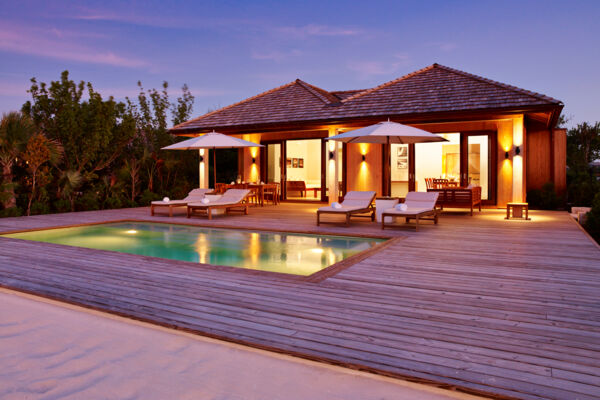 A small luxury villa at the COMO Parrot Cay Resort