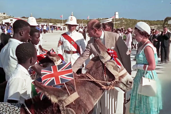 H.M. Queen Elizabeth II on South Caicos