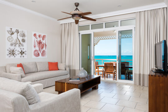 Beachfront living room