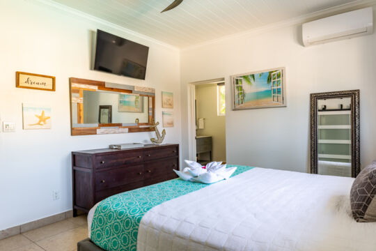 Bedroom in a villa