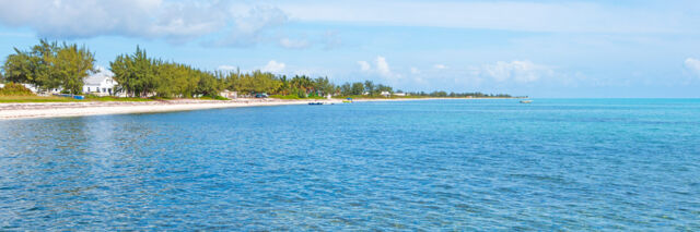 The beach at the settlement of Blue Hills, Turks and Caicos