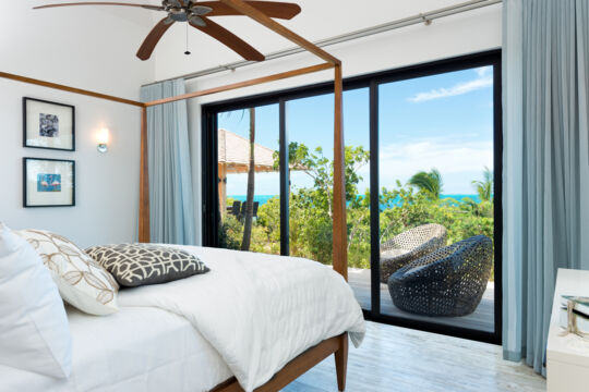 Bedroom in a villa