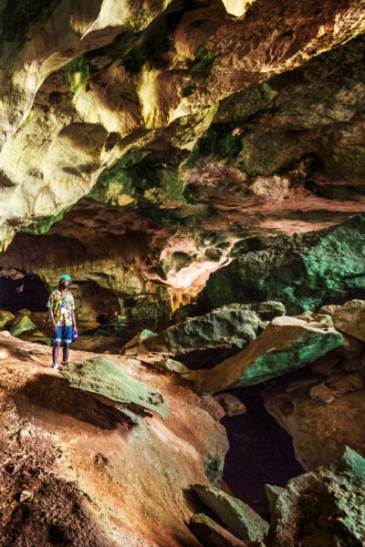 A gallery in Conch Bar Caves