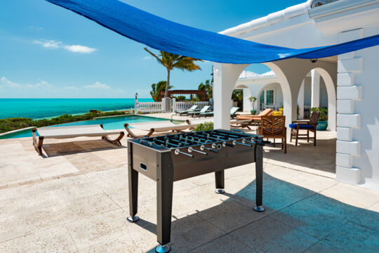 Outdoor foosball table