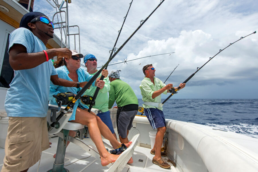 Deep sea sport fishing in Turks and Caicos