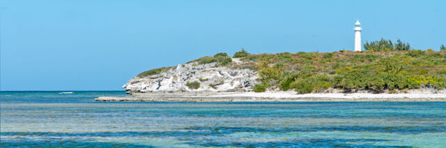 The Grand Turk Lighthouse above North Creek