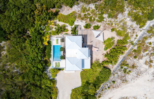 Overhead aerial view of Hakuna Matata Villa