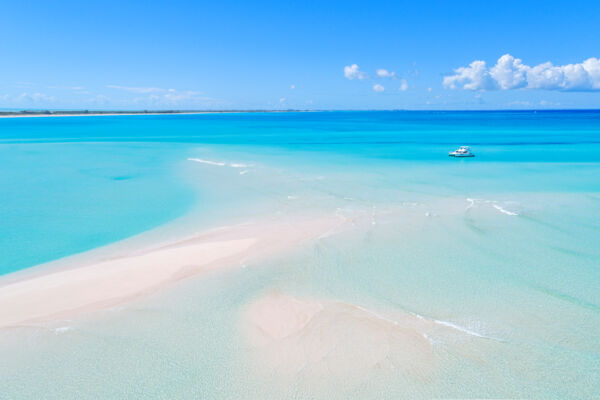 Sandbars in the Turks and Caicos