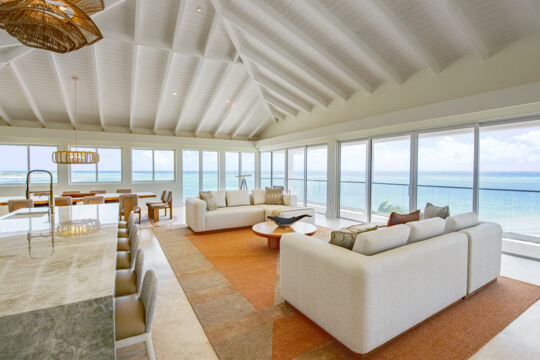 Penthouse suite at the luxury Salterra Resort & Spa on South Caicos, Turks and Caicos. 