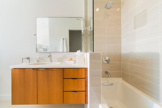 Bathroom with bath tub