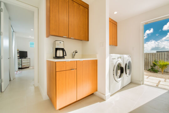 Washing machines in a villa