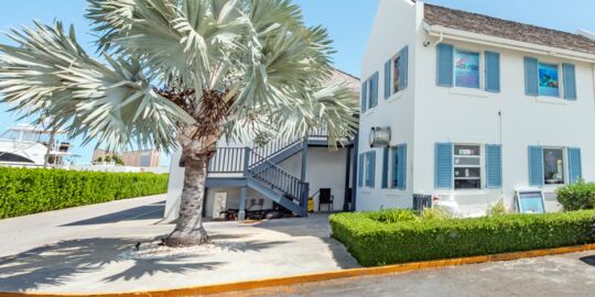 Exterior of the Turks and Caicos Reef Fund office on Providenciales. 