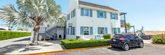 Exterior of the Turks and Caicos Reef Fund office on Providenciales. 