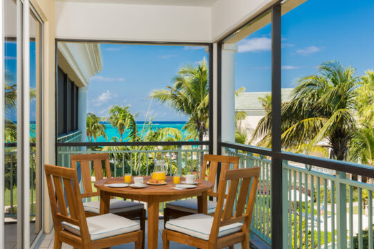 Oceanfront suite view at The Sands