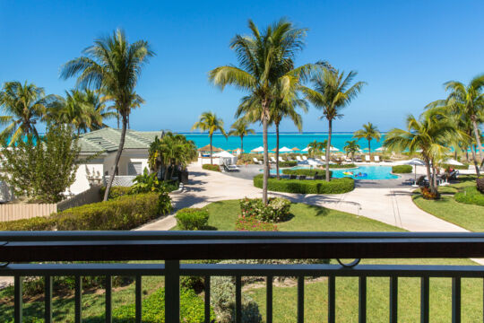 View from a balcony at The Sands