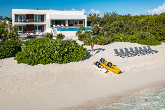 Exterior view of Villa Allegria in the Turks and Caicos