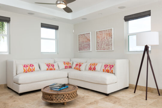 Interior view of living room at Villa Isla