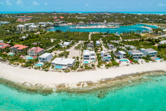 Aerial view of Turtle Cove