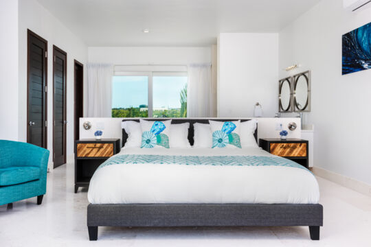 Master bedroom in Villa Sandpiper