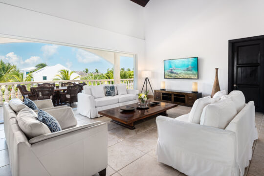 Living room in a villa