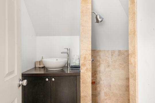 Small bathroom in a guest house